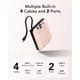 thumbnail image 2 of Mini cargador portátil Power Bank VRURC de 10000 mAh, color rosa, 2 of 8