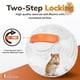 thumbnail image 4 of Pelota de ejercicio para hámster Happy Habitats, transparente, 7 pulgadas, 4 of 7
