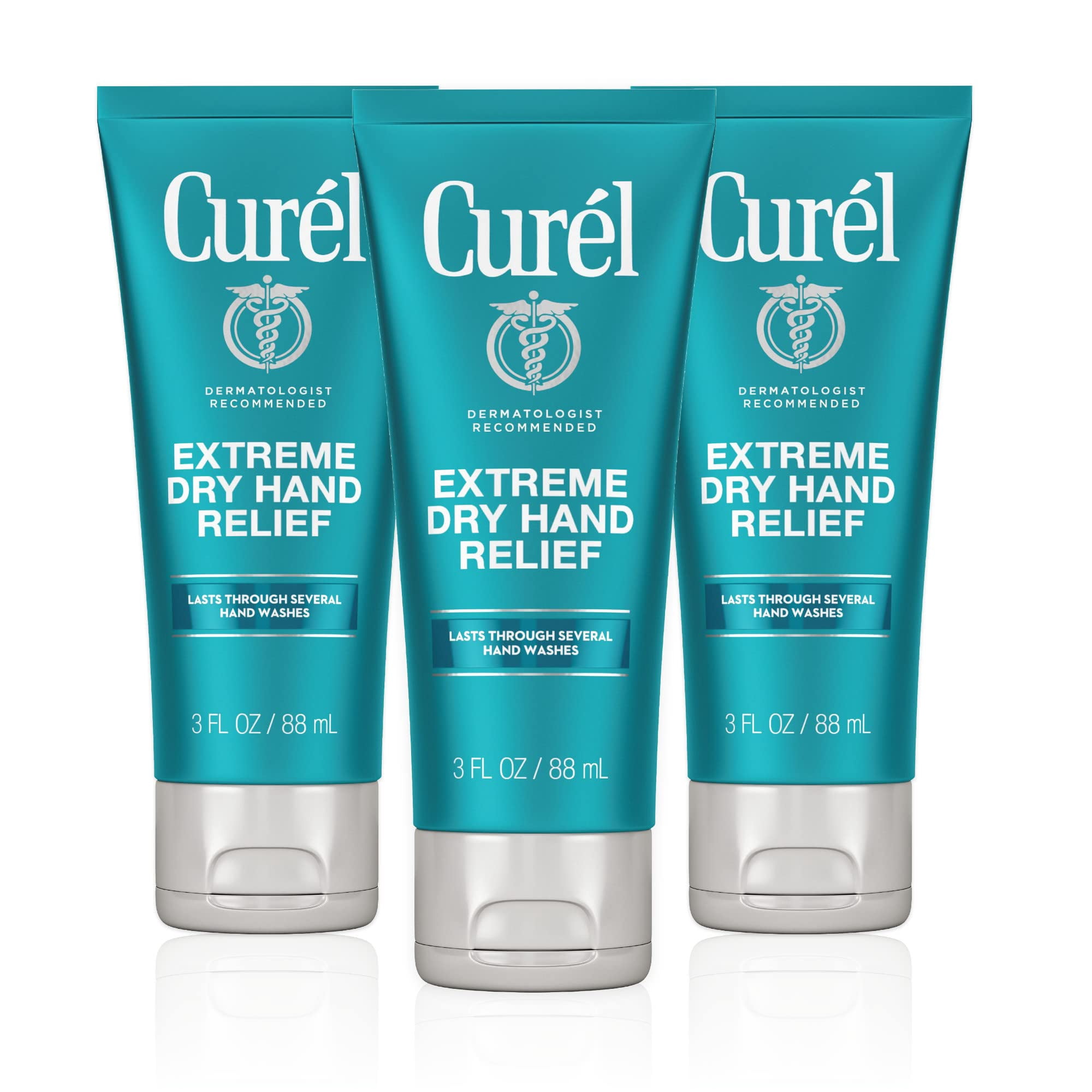 Crema De Manos Curel Extreme Dry Travel, Tamaño 90 Ml (paquete De 3)