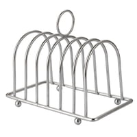 Magideal - Rejilla Para Tostadas, Rejilla Para Tostar, Bandeja De Exhibición, Rejilla Para Hornear, Estación De Enfriamiento Para Tienda De Postres, Herramientas Plata