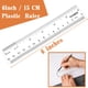 thumbnail image 3 of Regla KASBEE 15 cm de plástico transparente - Pack de 2, 3 of 9