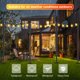 thumbnail image 5 of Postes para Luces de Cadena AHRLHR 3 m – Pack de 10 Ajustables, 5 of 7