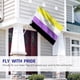 thumbnail image 2 of Bandera Anley Fly Breeze Non-Binary Pride, 90 x 150 cm, poliéster, 2 of 6