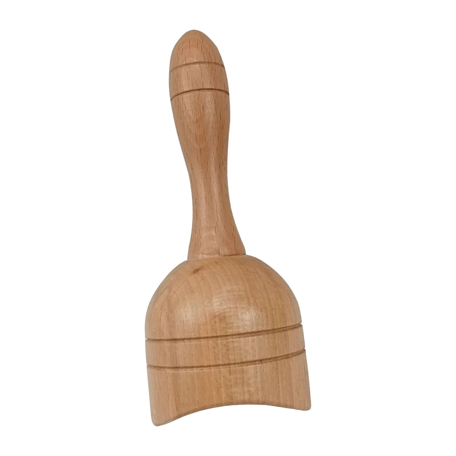 Ioensy - Taza De Herramienta De Masaje, Relajante Manual Portátil De Madera Para Masajista, Atleta De Cuello, 18cmx7.5cm