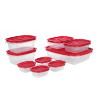 Juego De 18 Recipientes Rubbermaid Easystore Para Almacenamiento De Alimentos