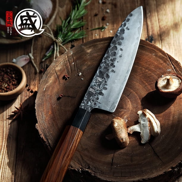 調理器具 tomo Cuchillo de chef MITSUMOTO SAKARI Japanese Gyuto 20 cm 9CR18MOV