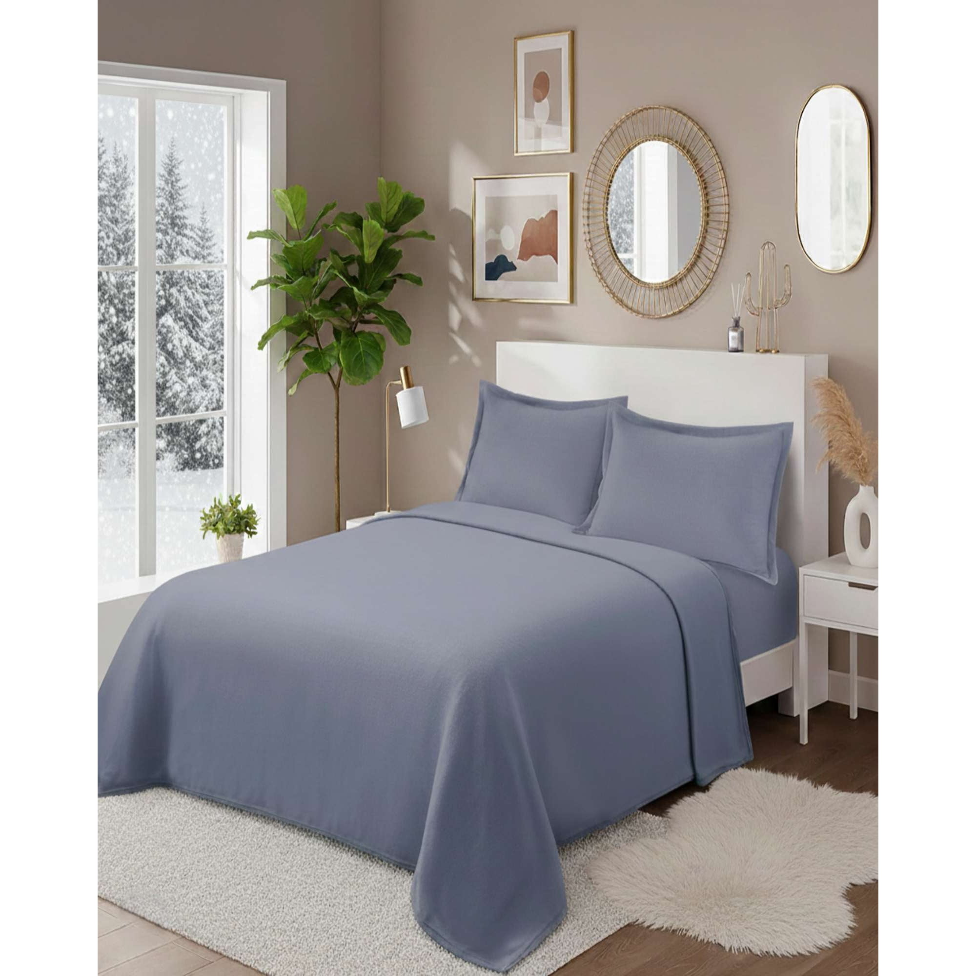 Myl Todo Hogar - Juego Sábanas Térmicas Polar King Colección Invierno