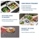 thumbnail image 5 of Colador y tapón de desagüe para fregadero de cocina WERMARS 3 en 1 de acero inoxidable, 5 of 7