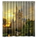 thumbnail image 1 of Cortina de ducha con diseño de castillo de Cenicienta, juego de cortinas de baño con ganchos, tamaño 66 x 72 pulgadas, 1 of 3