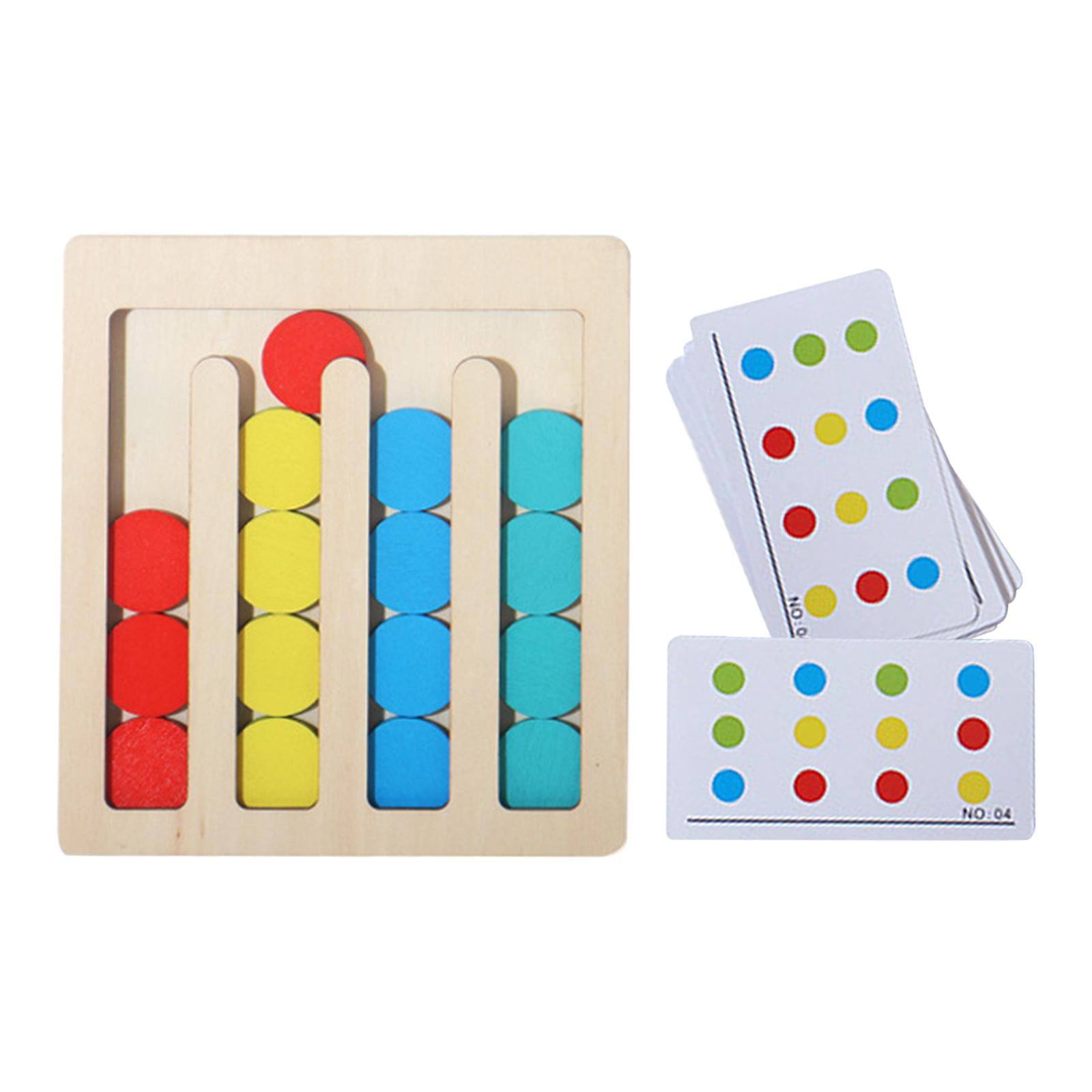 Bothyi - Juguetes Montessori De Madera, Juguetes A Juego Con Forma De Color Para Niños De 3, 4, 5, 6, 7 Años, 4 Colores