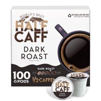 Coffee Pods World'S Best Half Caff Dark Toast, 100% Arábica, 100 Unidades