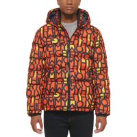 Chaqueta Acolchada Tommy Hilfiger Para Hombre, Naranja, Xxl, Nailon