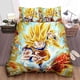 thumbnail image 3 of Dragon Ball Goku Super Saiyan 3 Bed Sheet Duvet Cover Bedding Set & Pillowcase3-Piece Bedding Set (1 Duvet Cover + 2 Pillow Shams), 3 of 5
