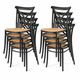 thumbnail image 5 of Silla Danubio Crossback Top Apilable Negra, 5 of 7