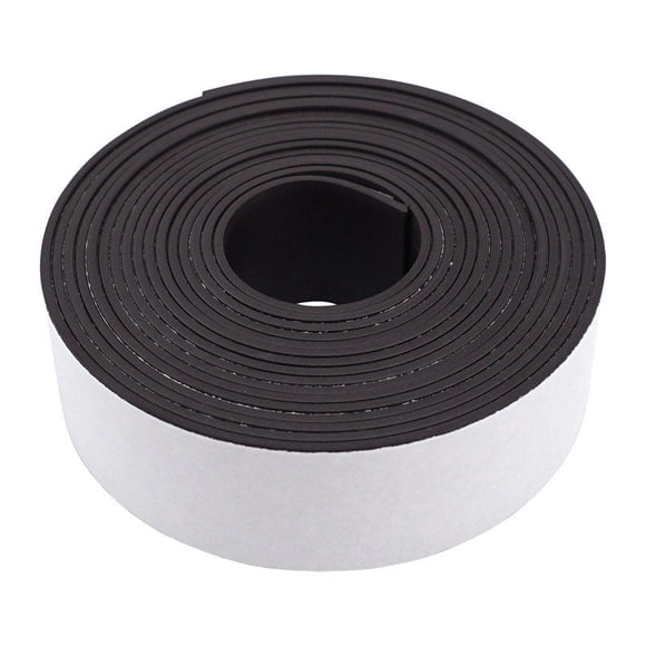 Cinta magnética con fuente magnética de 3 m, negra, 30 cm de largo x 2,54 cm de ancho