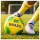 thumbnail image 3 of Pelota de Fútbol Brasil PWRFitness Verde Amarillo 20 cm, 3 of 3
