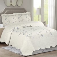 Quilt Andes Bordado Toronto Azul