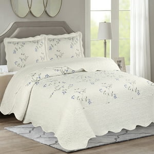 Quilt Andes Bordado Toronto Azul