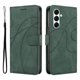 thumbnail image 1 of Funda tipo cartera con tapa para Samsung Galaxy A26 con tarjetero, soporte y cubierta magnética Verde, 1 of 6