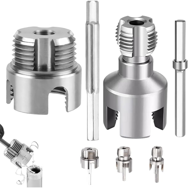 Terraja tubos 4 en 1 para 1/2" 3/4" 1" PVC integrado interior exterior