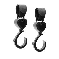 Magideal - 2 Ganchos Multifuncionales Para Cochecito, Ganchos Giratorios Para Compras, Ganchos Para Cochecitos, Bolsa Para Cambiar Pañales, Cochecito, Portabebés