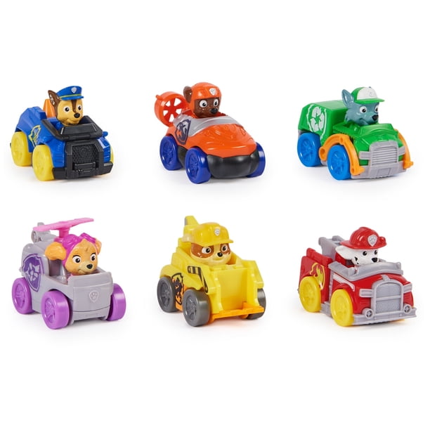Set 6 Vehaculos Mini PAW Patrol Pup Squad Racers | Lider