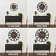 thumbnail image 2 of Reloj de pared Mee 2ou, grande, 50 cm, silencioso, no hace tictac, 2 of 9
