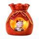 thumbnail image 3 of Florero Con Bolsa De Dinero, Adorno De Escritorio Chino Brillante Para Entrada Del Gabinete Del Dormitorio Con Gato De La Suerte, 3 of 3