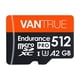 thumbnail image 1 of Tarjeta SD Vantrue de 512 GB microSDXC UHS-I U3 4K UHD con adaptador, 1 of 9