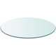 thumbnail image 5 of Tablero de mesa VidaXL de cristal templado transparente redondo de 50 cm, 5 of 6