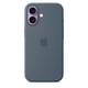 thumbnail image 1 of Funda de silicona Apple para iPhone 17 con MagSafe, azul ancla, 1 of 6