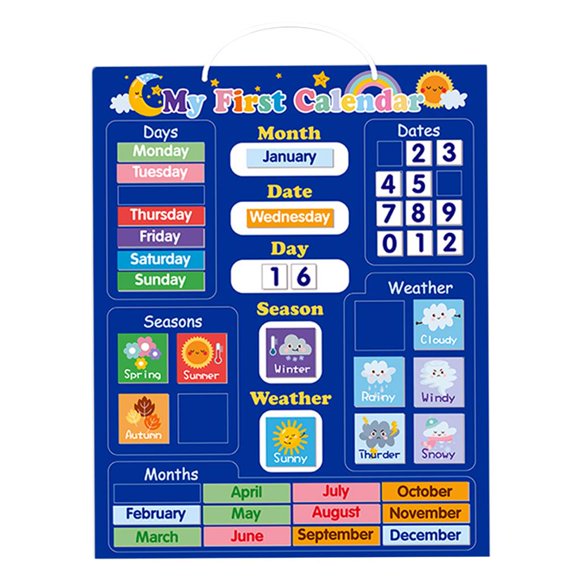 Circle Time Center Pocket Chart Educativo Juguete Educativo Preescolar