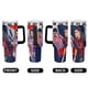 thumbnail image 5 of Christian Pulisic Vaso aislado de acero inoxidable con asa, diseño temático, regalo para familia, amigos y fans; incluye pajita y encaja en el portavasos estándar, 40 oz, 5 of 6