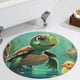 thumbnail image 5 of Alfombra Redonda Desmarcar Bebé Tortuga 60cm, 5 of 6