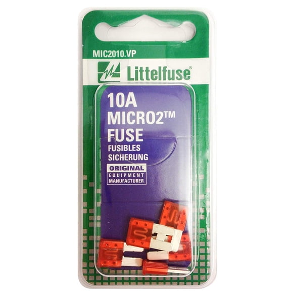 Fusible de cuchilla Littelfuse MIC2010.VP 32 V 10 A, paquete de 5
