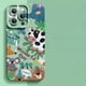 thumbnail image 1 of For Watercolor Animal Apple 14promax+ Phone Case Men And Women New Cute IPhone13pro/14pro High-end 12 Silicone Full Coverage Anti-drop 11 11pro 11promax Couple Phone Case, 1 of 3