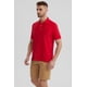 thumbnail image 2 of Polera Hombre Pique Básica Lisa Rojo - lll, 2 of 4
