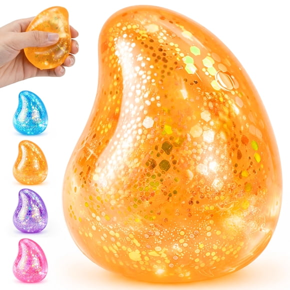 Pelota Squishy Chgfs Naranja en Forma de Gota
