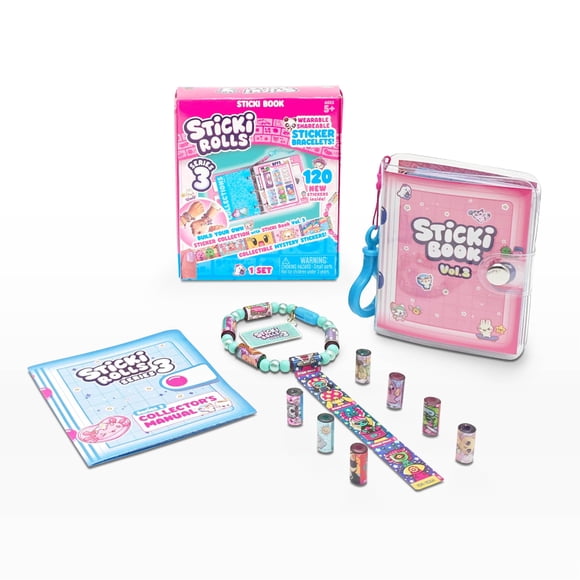 Libro de Pegatinas STICKI ROLLS 120 Pegatinas Holográficas