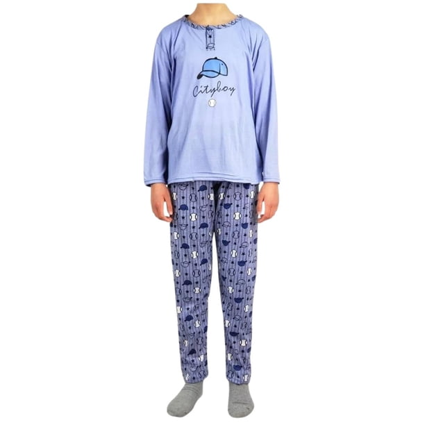 Pijama Niño Verano Manga Larga Diseños 411