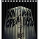 thumbnail image 1 of Cortina de ducha de The Walking Dead Don't Open Dead Inside, juego de cortinas de baño con ganchos, tamaño 66 x 72 pulgadas, 1 of 3