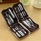 thumbnail image 3 of Kit de cuidado de uñas para hombre - Cortaúñas para hombre - Juego de cortaúñas de acero inoxidable para hombre - Regalos navideños para hombre, 3 of 5