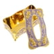 thumbnail image 1 of Caja de pa?uelos de acrílico de estilo europeo, lujosa funda para servilletas de rosa, dorado púrpura, 1 of 5