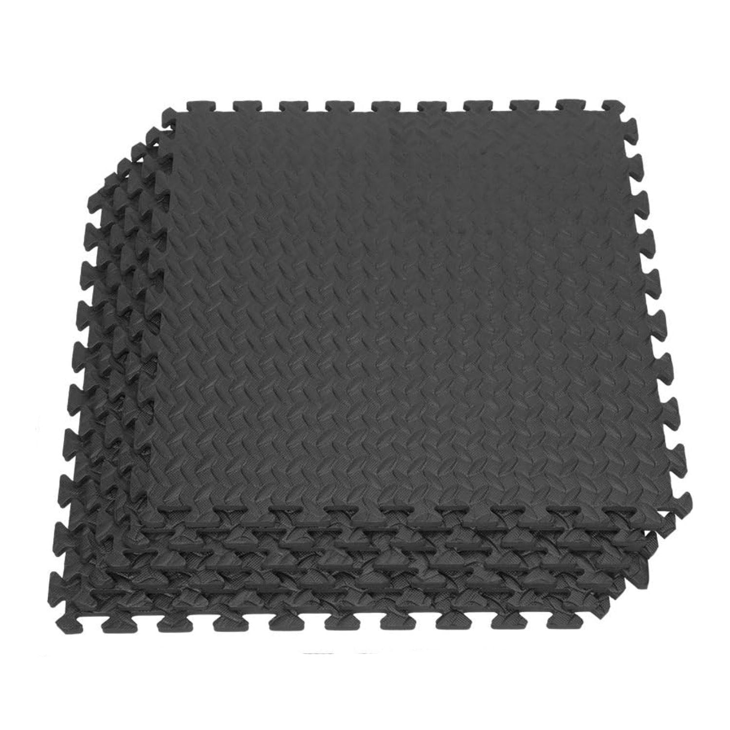 Importclick - Set 8 Pisos Tatami Deportivo Goma Eva Negro