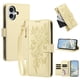 thumbnail image 1 of Funda Billetera Floral en Relieve iphone17 con Tarjetero y Cremallera Blanco, 1 of 6
