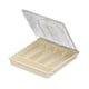 thumbnail image 5 of Organizador De Cubiertos, Cajón, Caja De Almacenamiento De Cubiertos, Vajilla, Bandeja Para Cubiertos De Oficina Con Tapa Transparente, 5 of 5