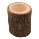 thumbnail image 1 of Tocón De árbol Soporte De La Luz De La Vela De Madera Para La Decoración De La Boda 6x7cm, 1 of 5