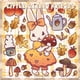 thumbnail image 1 of Libro para colorear Majosta Little Garden Friends: amigos del jardín en otoño, 1 of 1