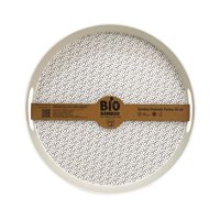 Decogreen - Bandeja Biobamboo Redonda Puntos 30 Cm