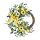 thumbnail image 2 of Corona De Primavera Y Verano Con Lazo, Corona De Boda Para Celebración Del Festival De Ventanas, 2 of 3